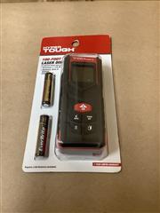 HYPER TOUGH 100FT LASER DISTANCE MEASURER WITH BATTERIES IN PACKAGE